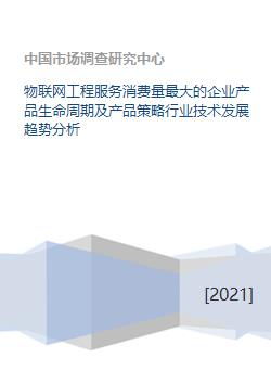 物聯(lián)網(wǎng)工程服務消費量最大的企業(yè)產(chǎn)品生命周期及產(chǎn)品策略行業(yè)技術發(fā)展趨勢分析